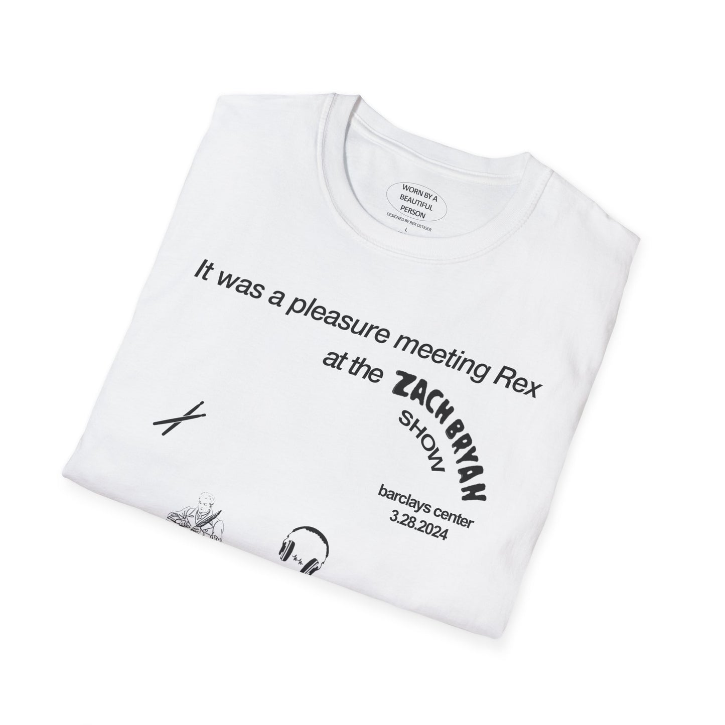It was a pleasure meeting Rex at the ZB show - Unisex Softstyle T-Shirt