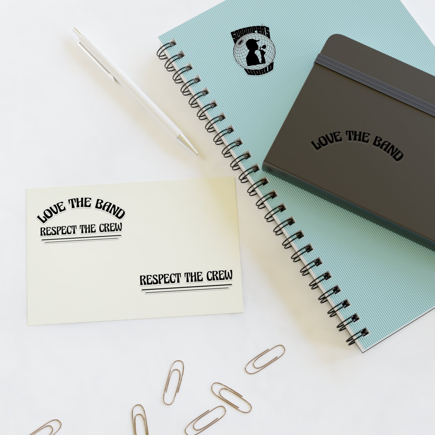 Love the Band, Respect the Crew - Scoomper's World - Sticker Sheets