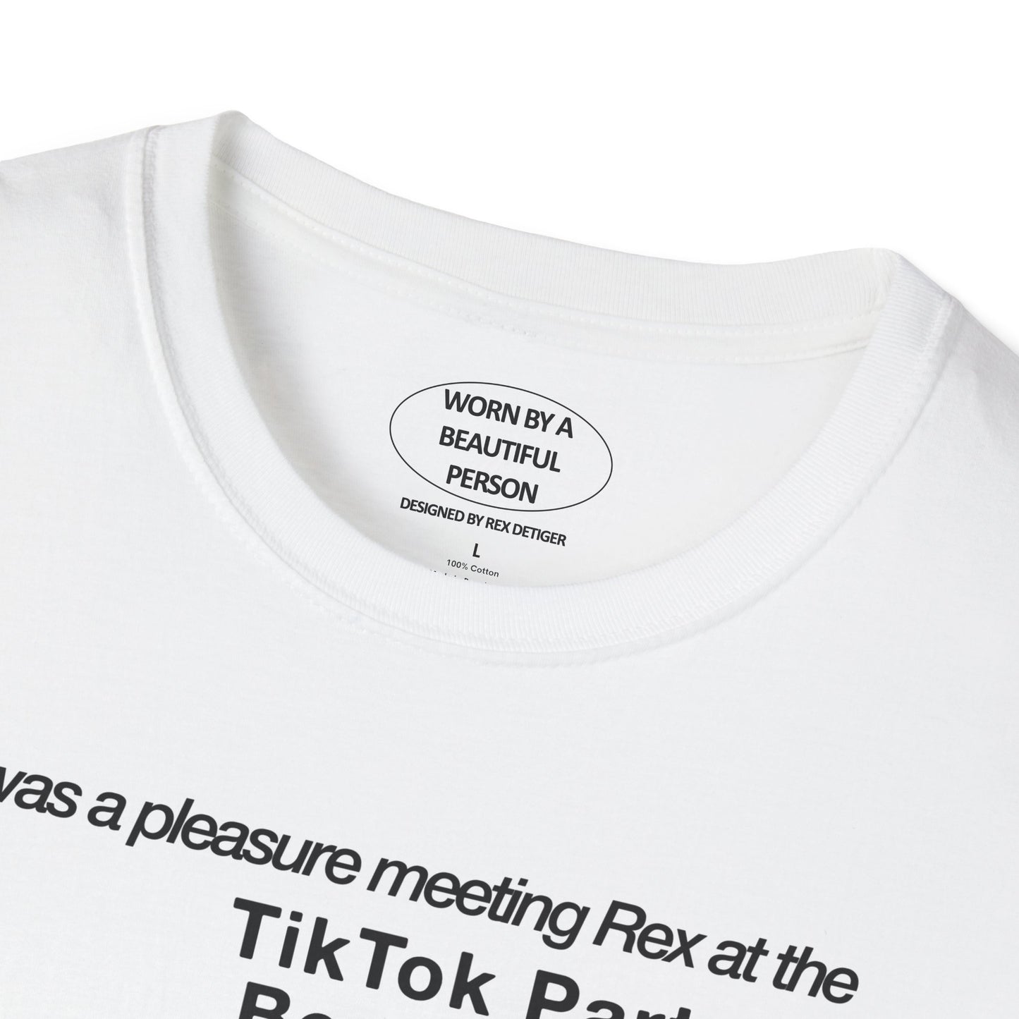 It was a pleasure meeting Rex at the TikTok party in beverly hills jan 28 2026