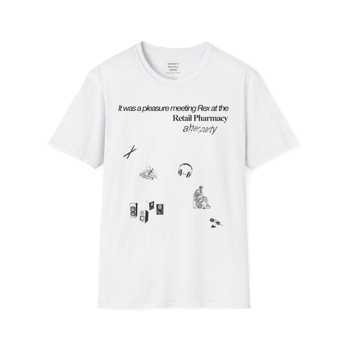 It was a pleasure meeting Rex at the Retail Pharmacy After Party - Unisex Softstyle T-Shirt