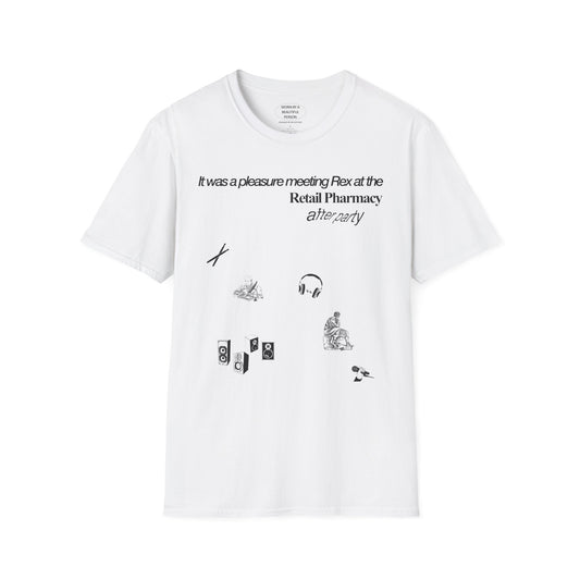 It was a pleasure meeting Rex at the Retail Pharmacy After Party - Unisex Softstyle T-Shirt