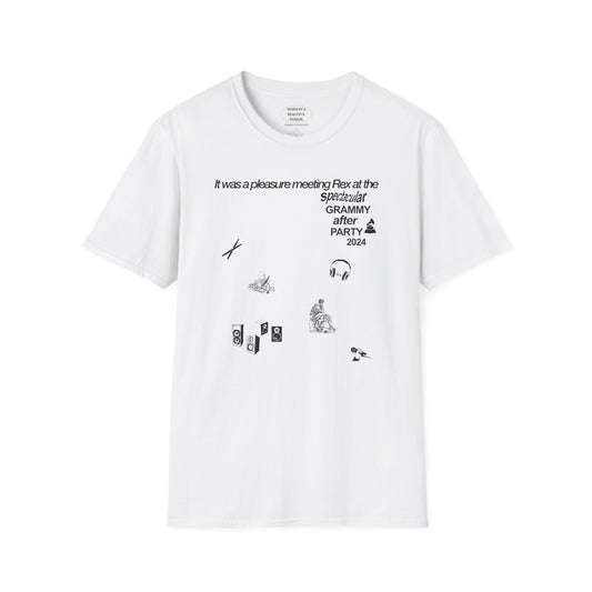 It was a pleasure meeting Rex at the spectacular Grammy After Party 2024 - Unisex Softstyle T-Shirt