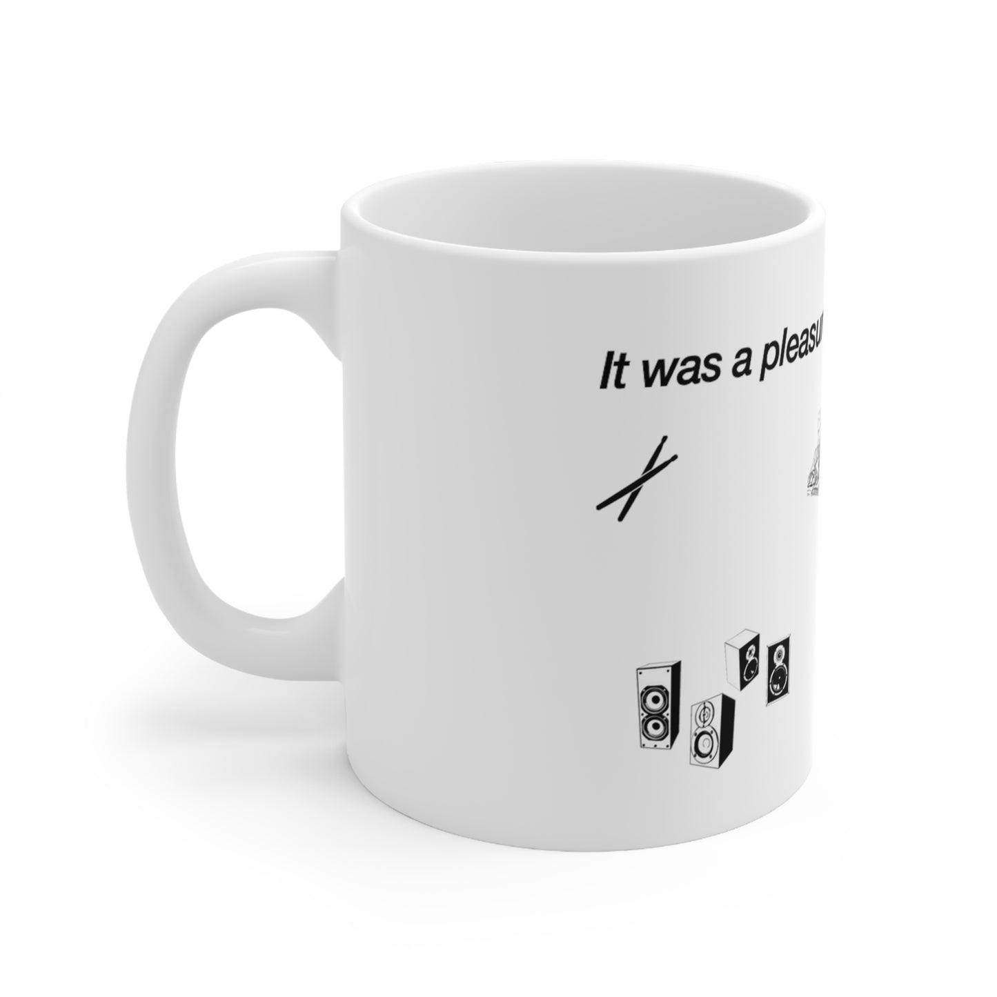 It was a pleasure meeting Rex at the café - Ceramic Mug 11oz