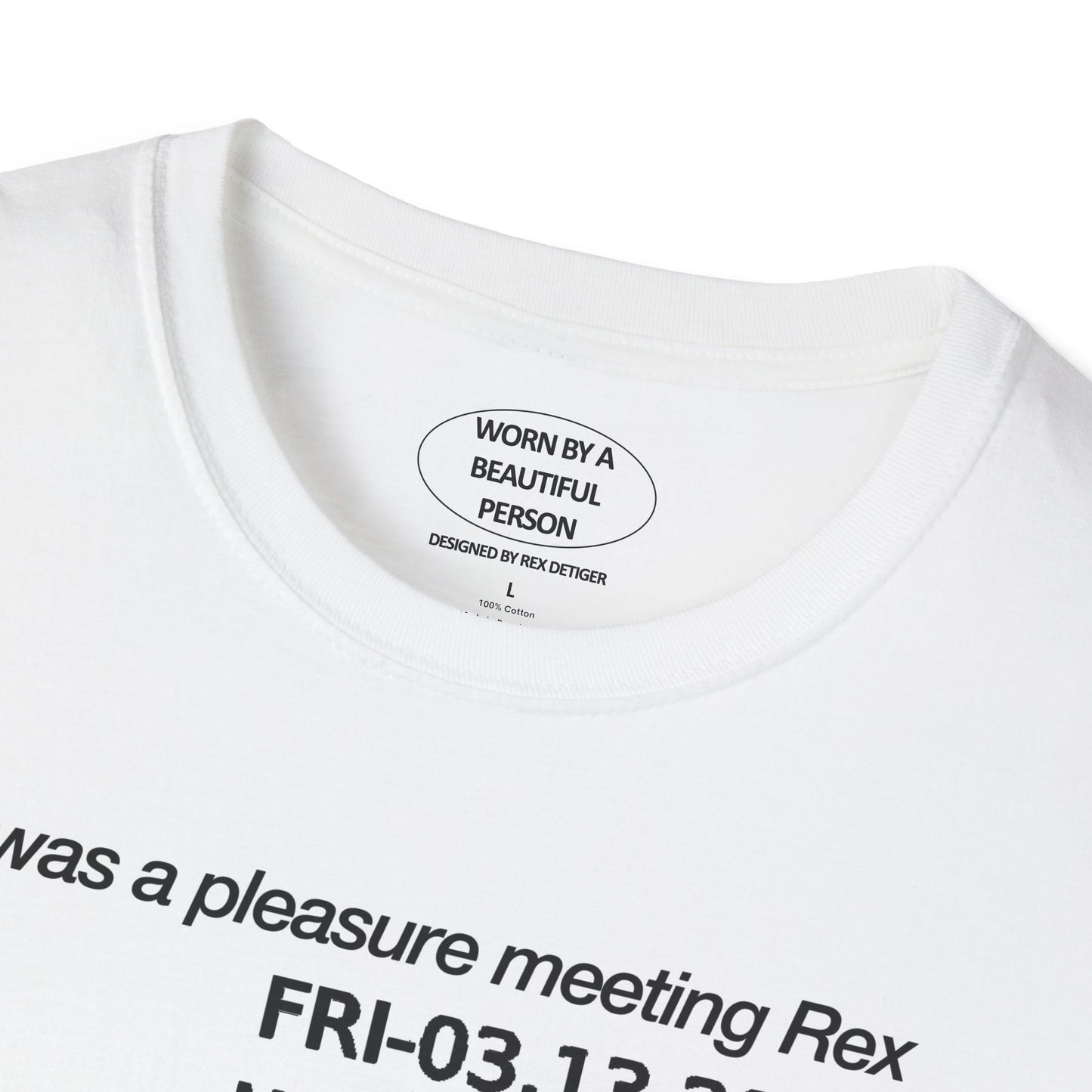 It was a pleasure meeting Rex Fri 03.13.2026 NYC