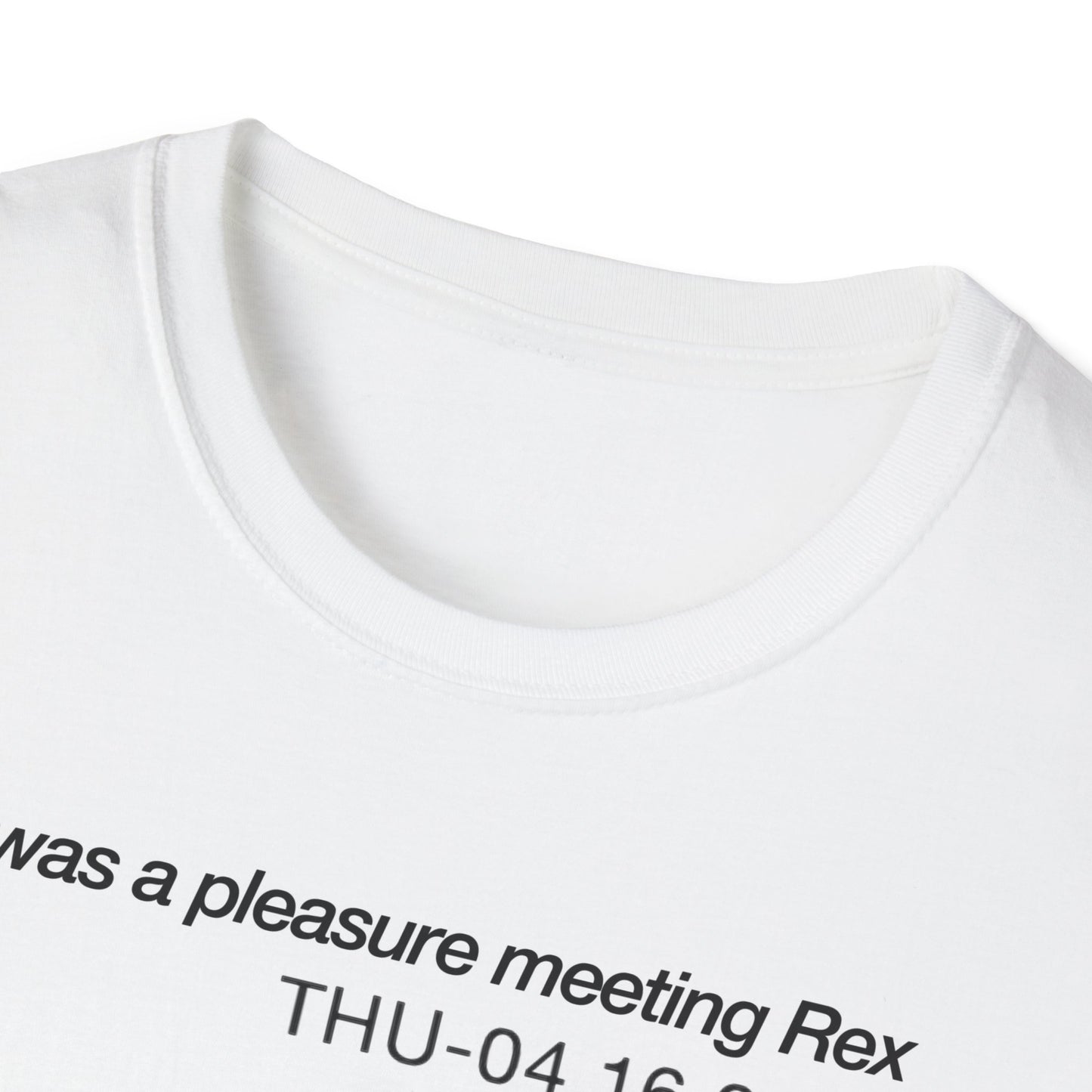It was a pleasure meeting Rex THU-04.16.2026 Amsterdam