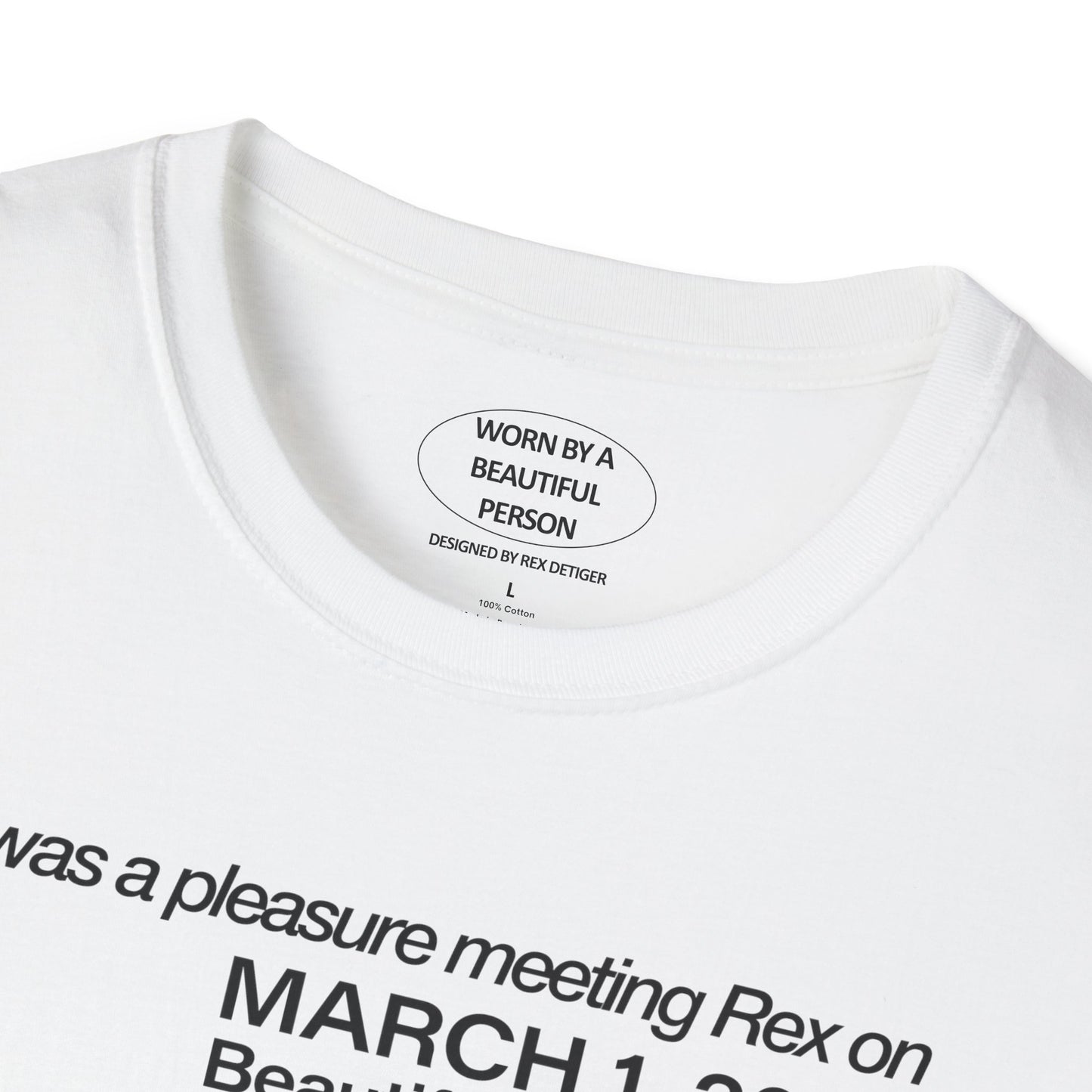 It was a pleasure meeting Rex on March 1, 2025