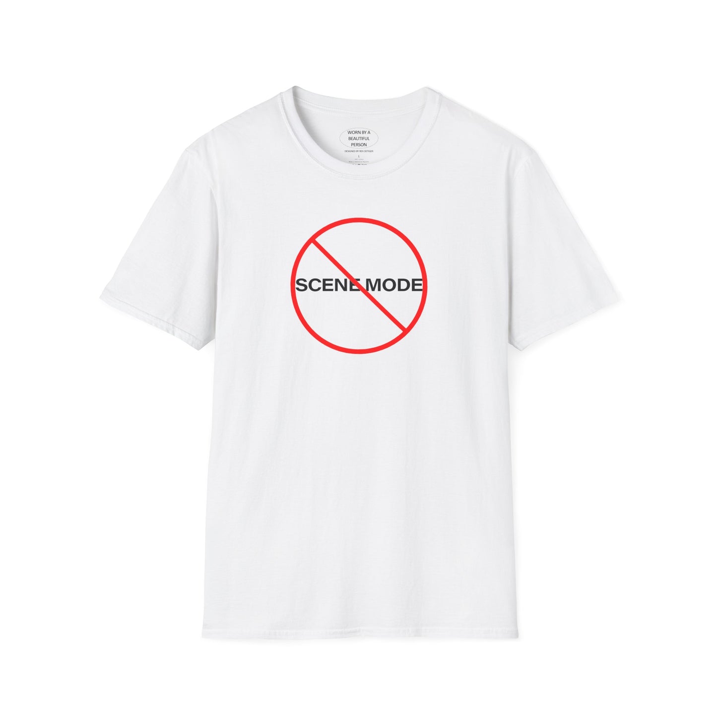 NO SCENE MODE - Unisex Softstyle T-Shirt