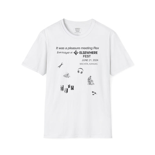 It was a pleasure meeting Rex backstage at Elsewhere Fest Wichita Kansas June 21 2024 - Unisex Softstyle T-Shirt