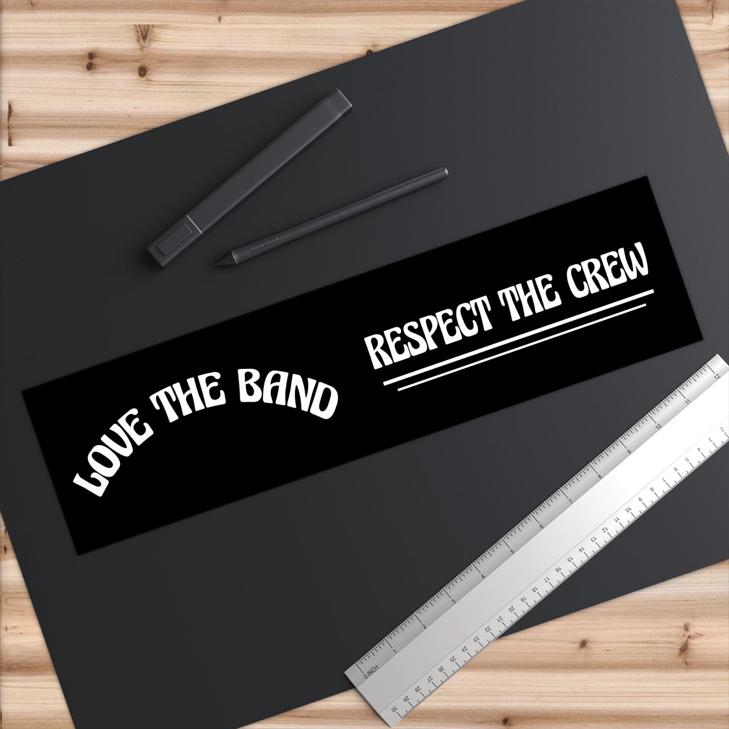 Love the Band, Respect the Crew - Bumper Stickers - Scoomper's World