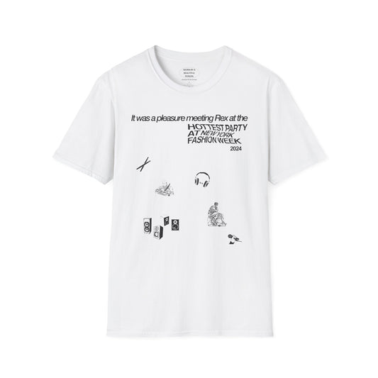 It was a pleasure meeting you at the hottest party at New York Fashion Week 2024 - Unisex Softstyle T-Shirt