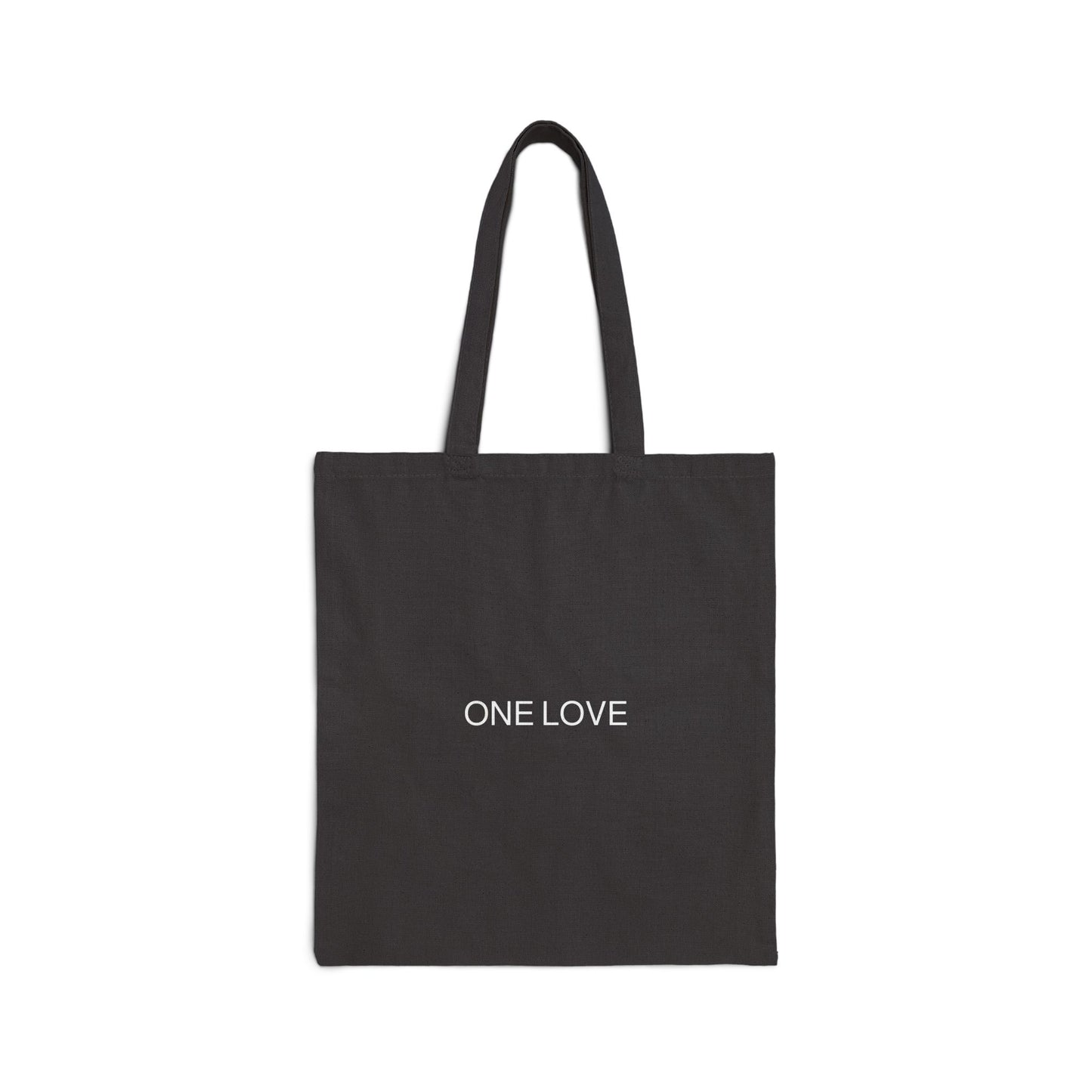 rex says bless for alexis - Cotton Canvas Tote Bag - Natural canvas and Black colors