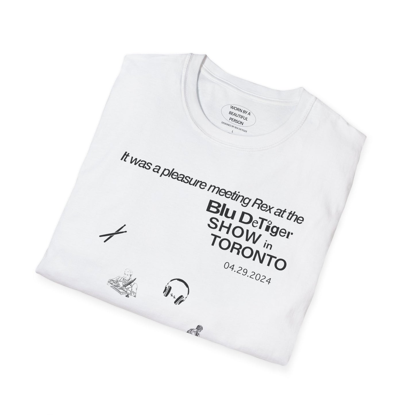 It was a pleasure meeting Rex at the Blu show in Toronto - Unisex Softstyle T-Shirt