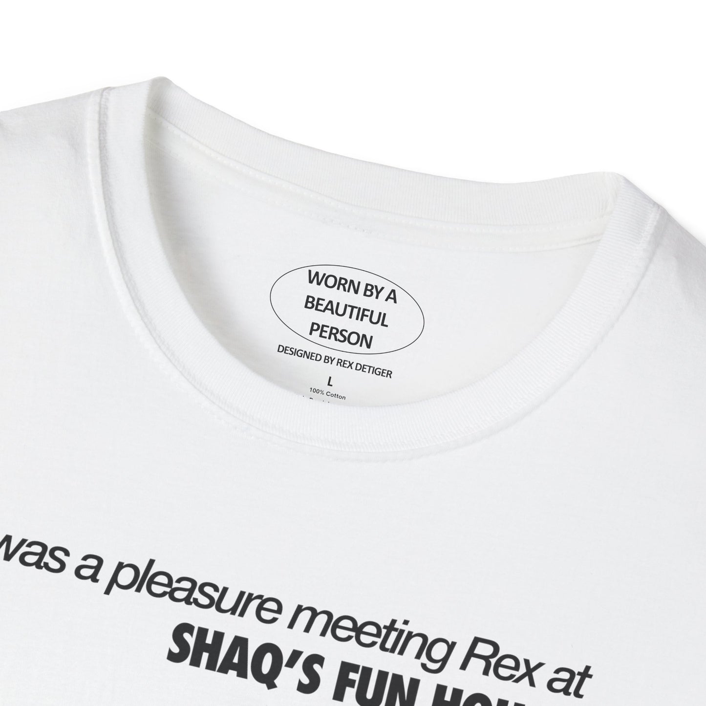 It was a pleasure meeting Rex at shaq's funhouse