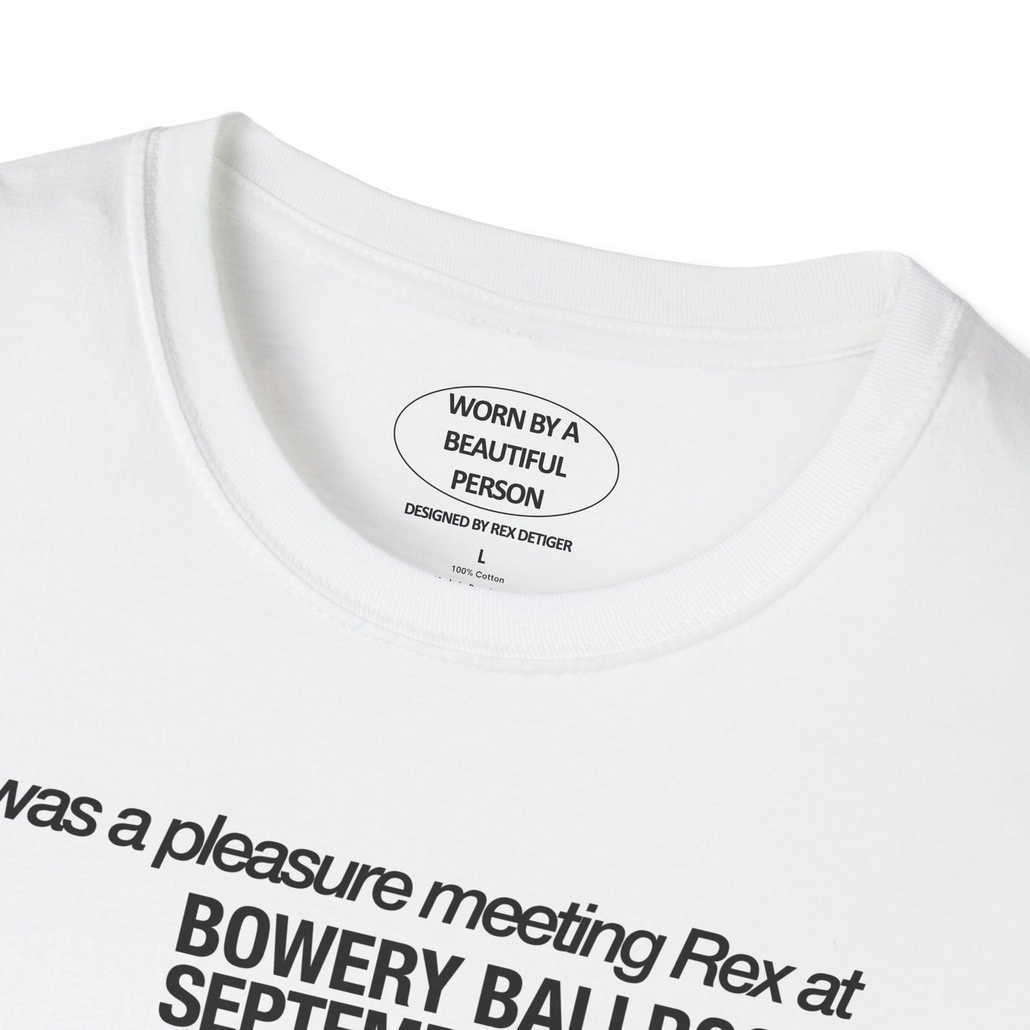 It was a pleasure meeting Rex at Bowery Ballroom 09.27.2025