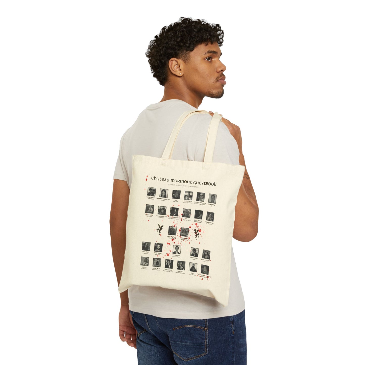Guest book Cotton Canvas Tote Bag