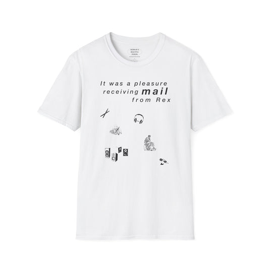 It was a pleasure receiving mail from Rex - Unisex Softstyle T-Shirt