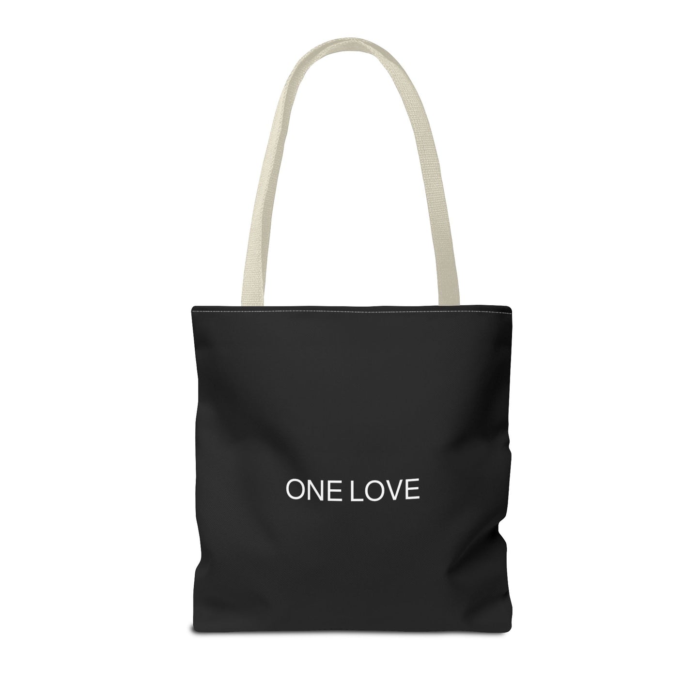 REX SAYS BLESS - Tote Bag - BLACK - CHOOSE HANDLE COLOR AND SIZE