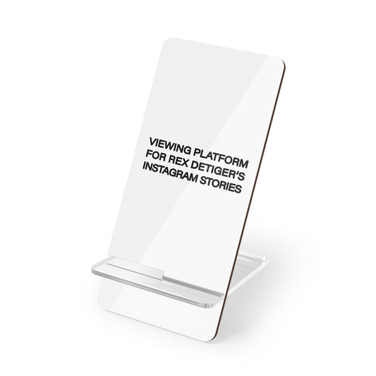 Copy of VIEWING PLATFORM FOR REX DETIGER'S INSTAGRAM STORIES - WHITE