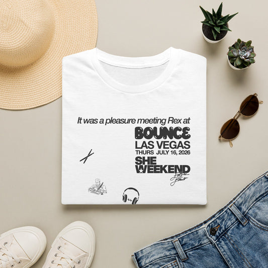 It was a pleasure meeting Rex at BOUNCE SHE WEEKEND Las Vegas July 16 2026
