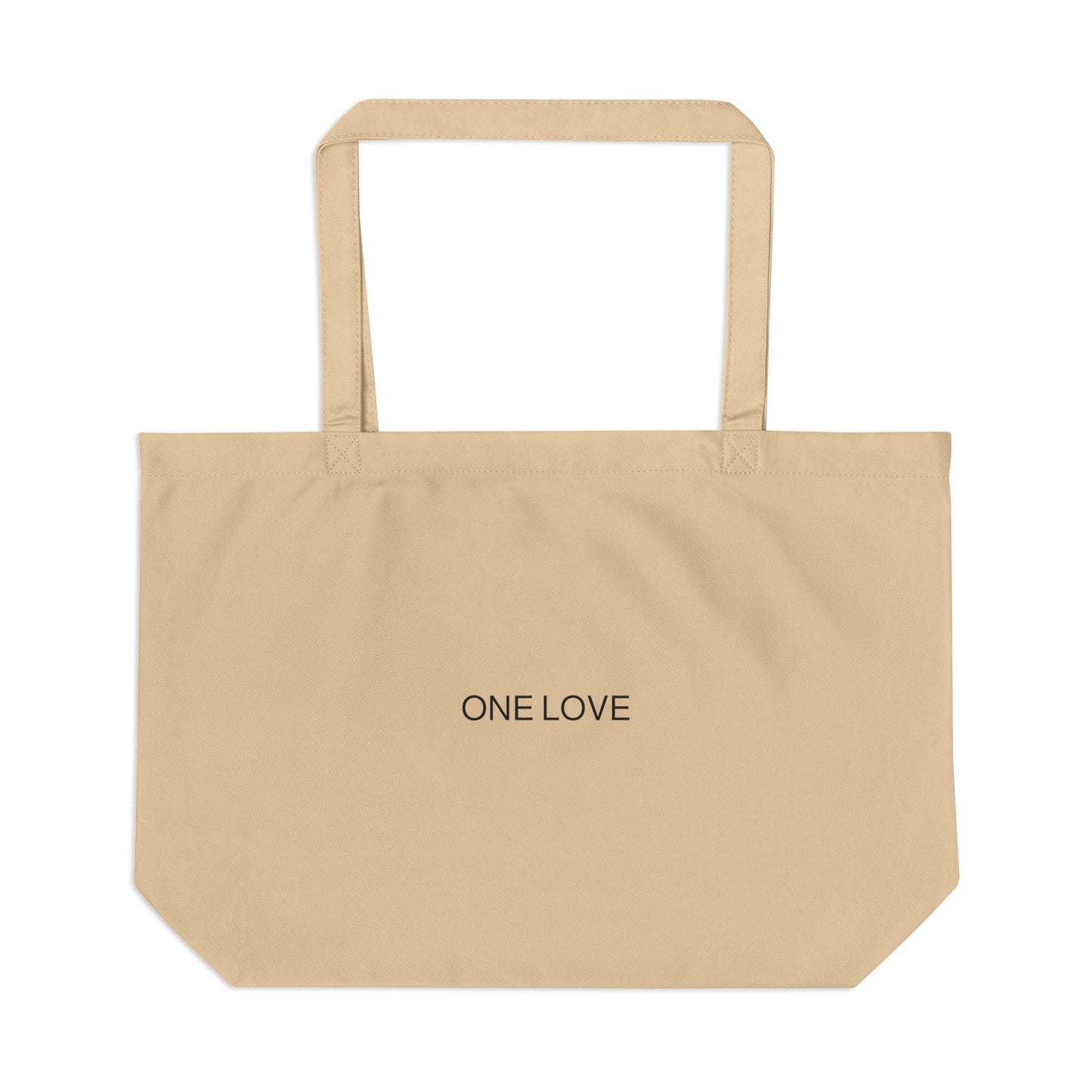 REX SAYS BLESS for ALEXIS Large Eco Tote - NATURAL CANVAS OR BLACK COLORS
