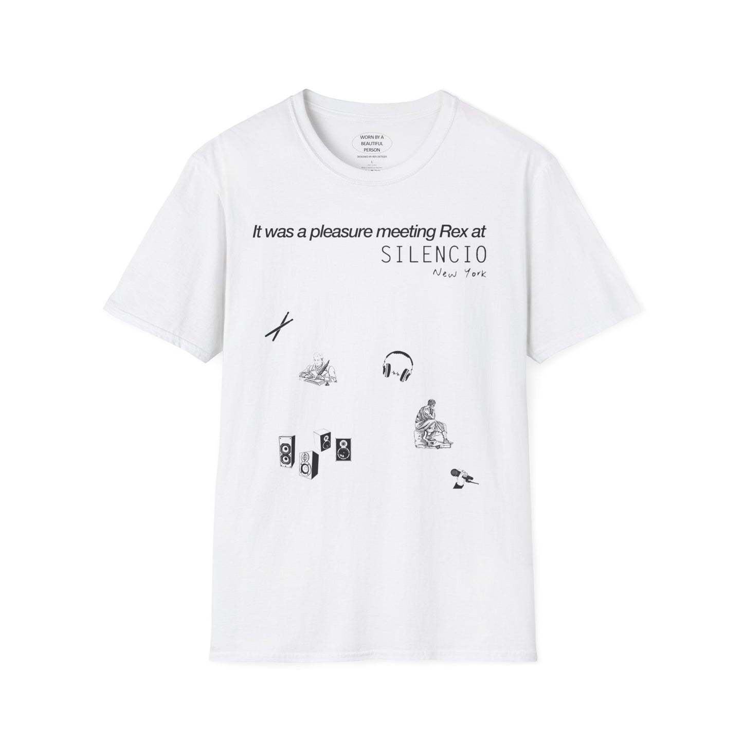 It was a pleasure meeting Rex at Silencio New York - Unisex Softstyle T-Shirt