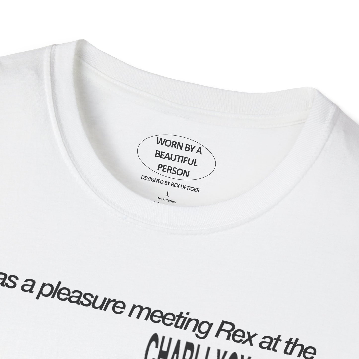 It was a pleasure meeting Rex at the charli xcx show june 11 new york brat 2024 after party - Unisex Softstyle T-Shirt