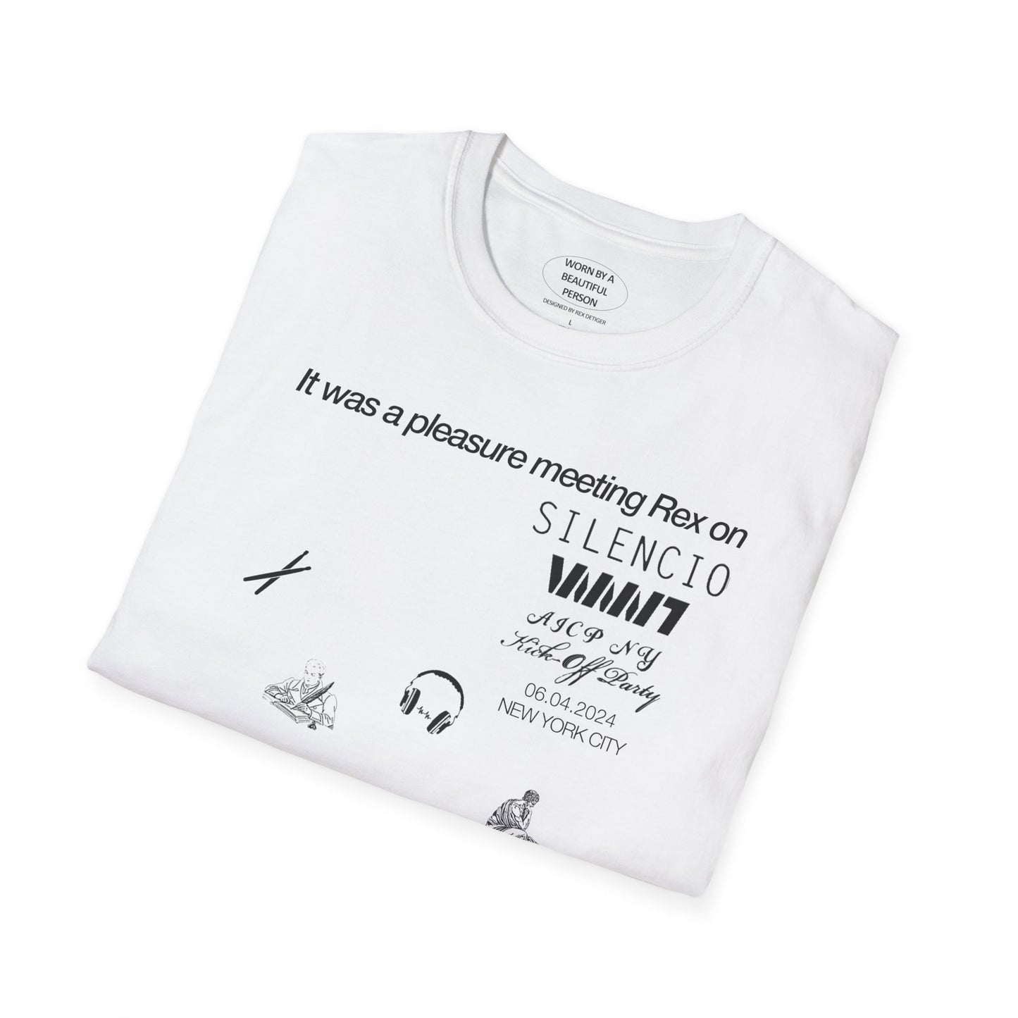It was a pleasure meeting Rex at Silencio 06.04.2024 - Unisex Softstyle T-Shirt