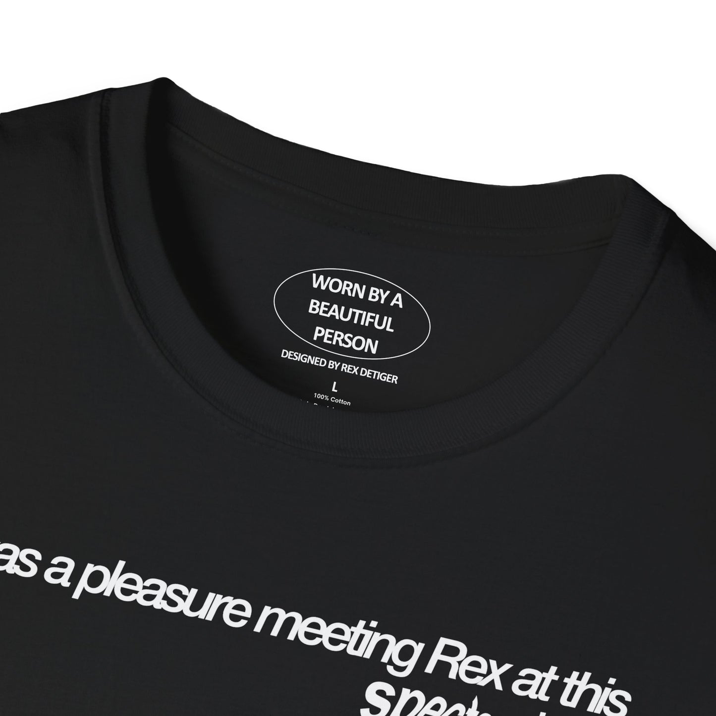 It was a pleasure meeting Rex at this spectacular Grammy Party 2024 - Unisex Softstyle T-Shirt