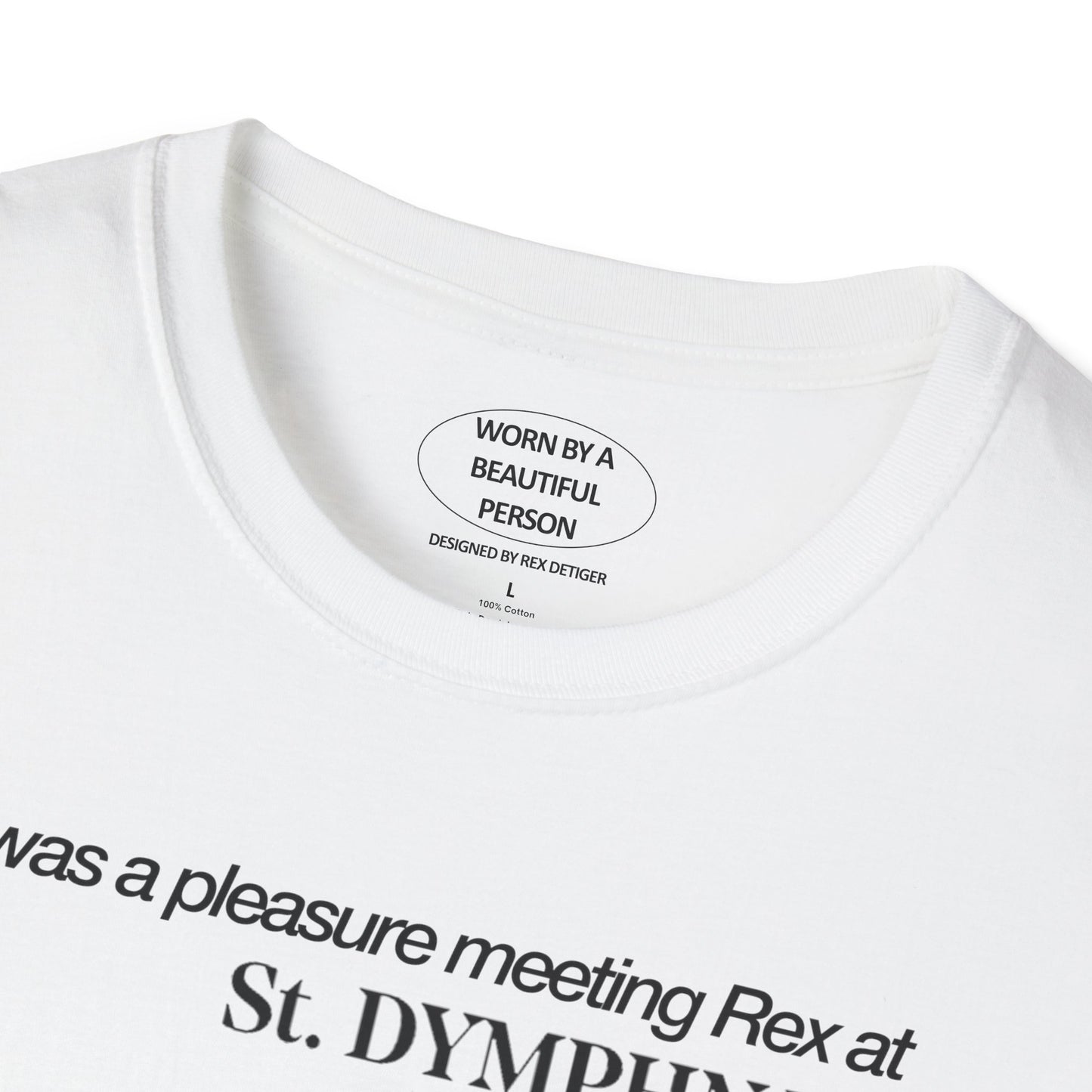 It was a pleasure meeting Rex at St Dymphna's