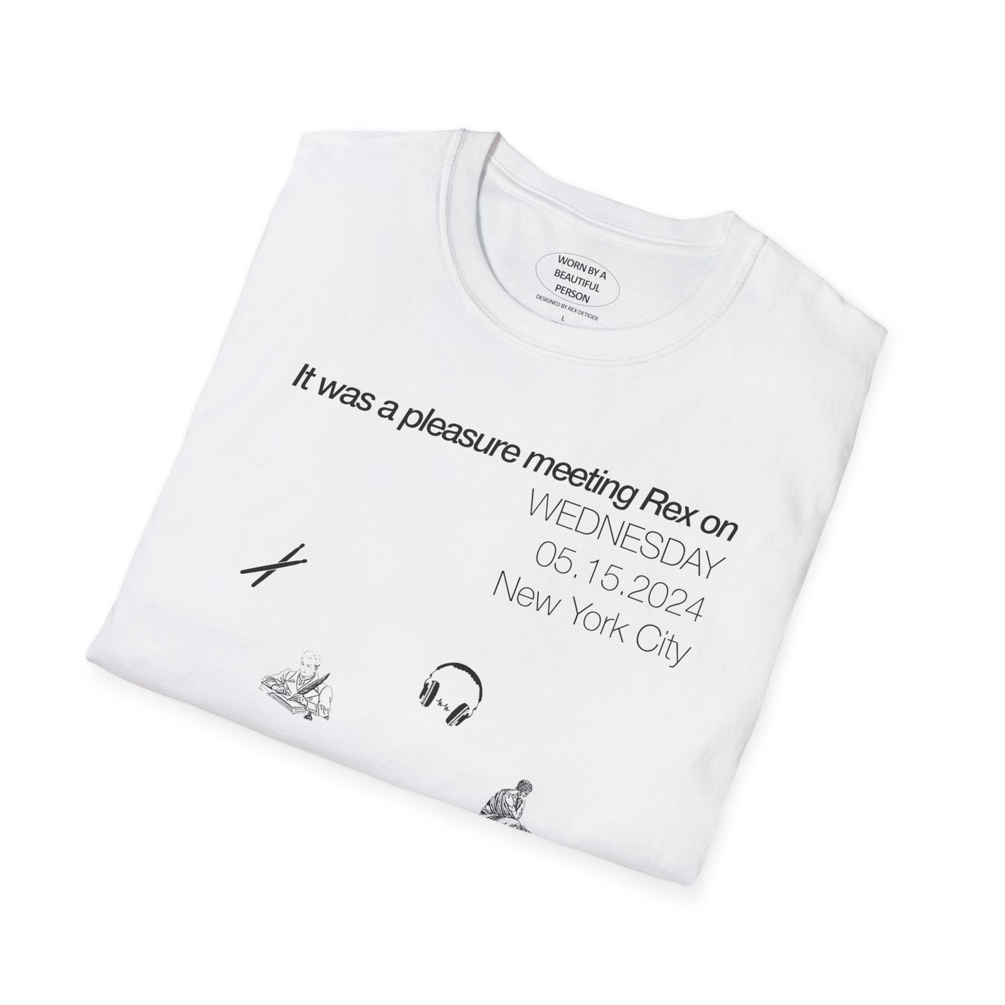 It was a pleasure meeting Rex on Wednesday 05.15.2024 NYC - Unisex Softstyle T-Shirt
