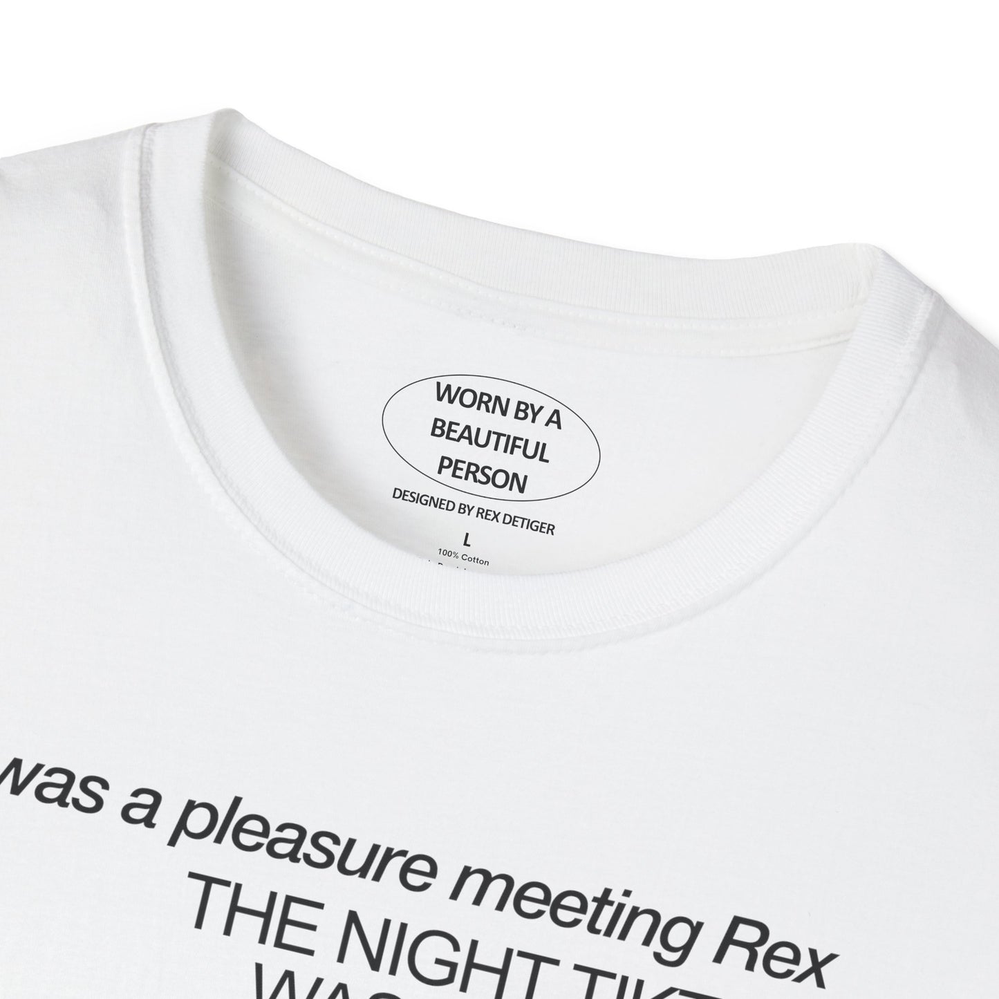It was a pleasure meeting Rex the night tiktok got banned 01.18.2025