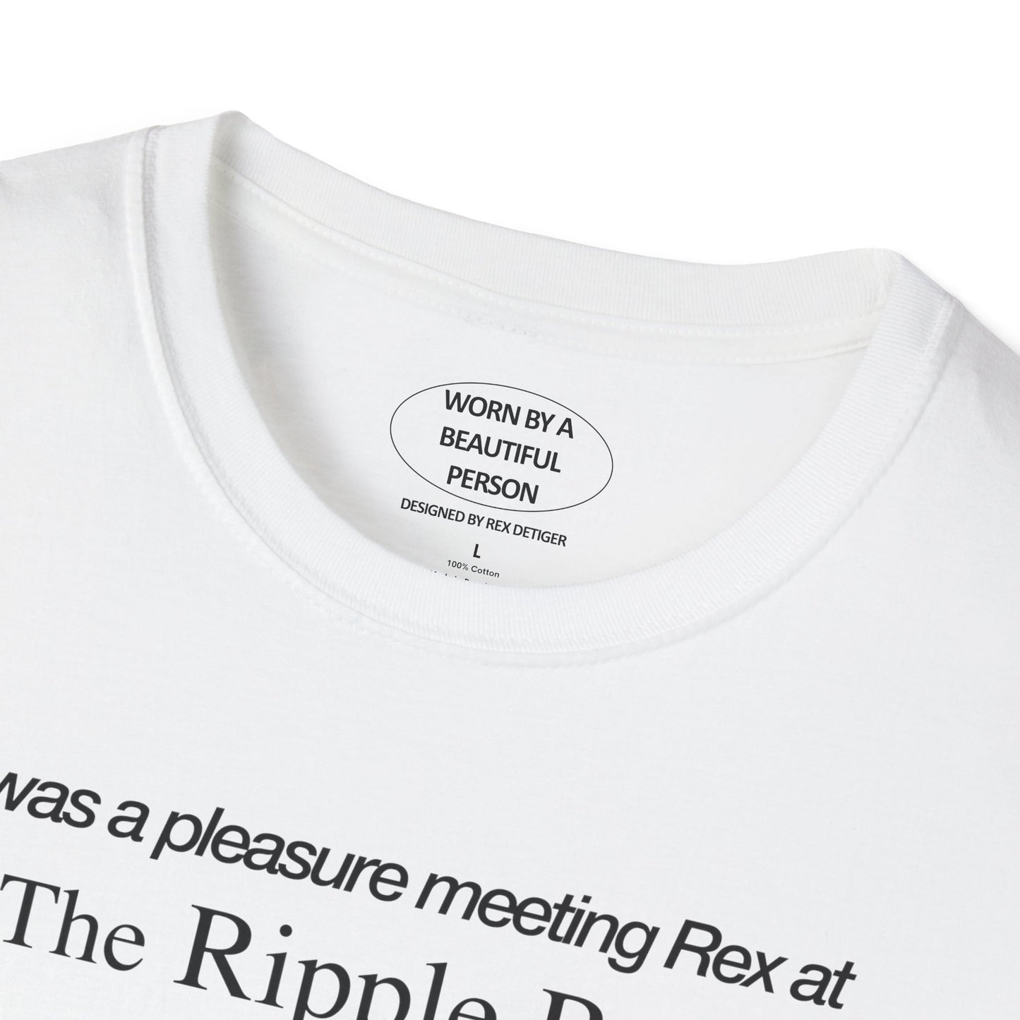 It was a pleasure meeting Rex at The Ripple Room