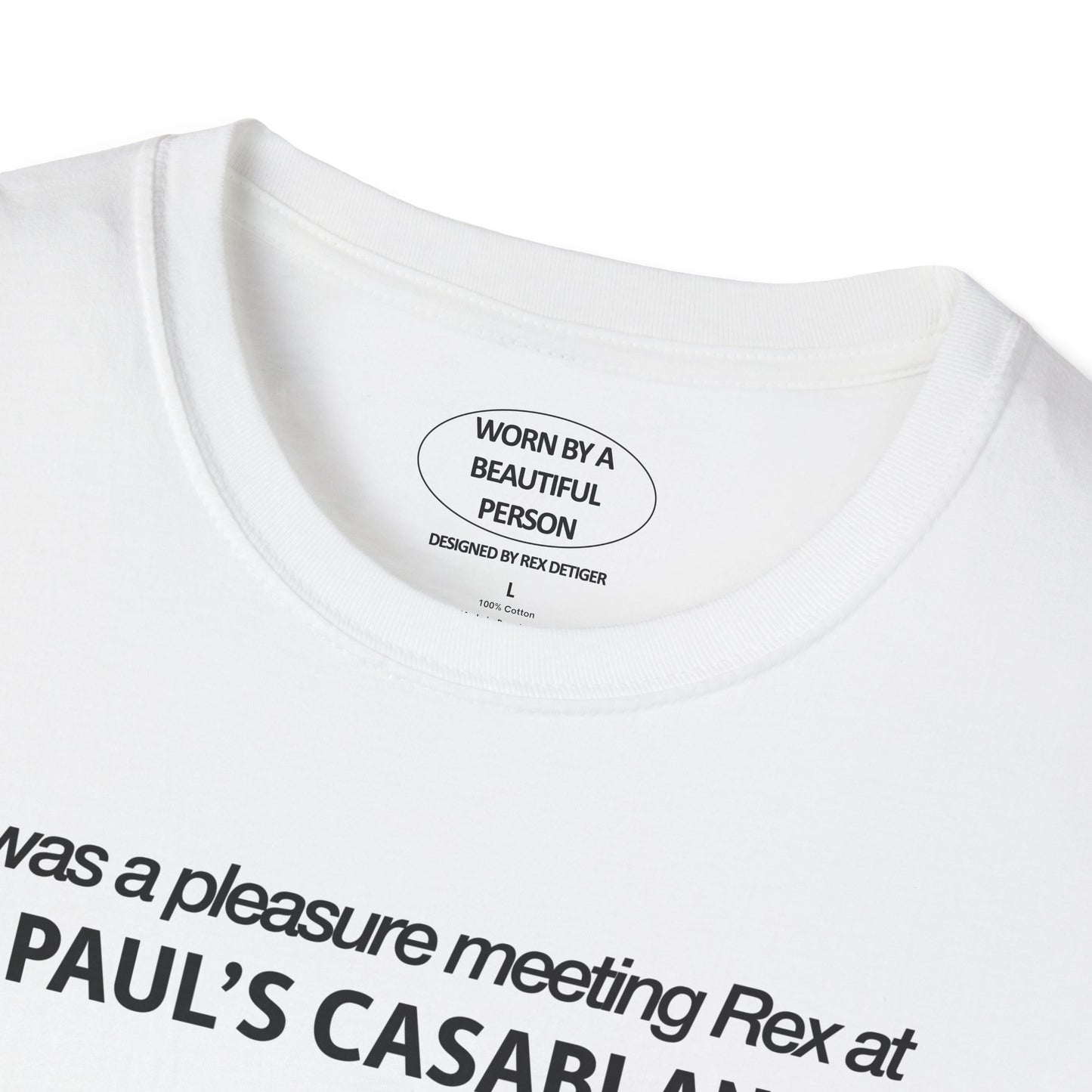It was a pleasure meeting at Paul's Casablanca 08.28.2025