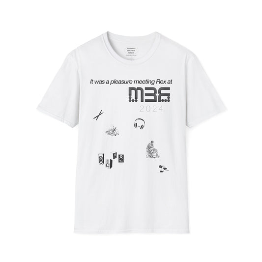 It was a pleasure meeting Rex at M3F 2024 - Unisex Softstyle T-Shirt
