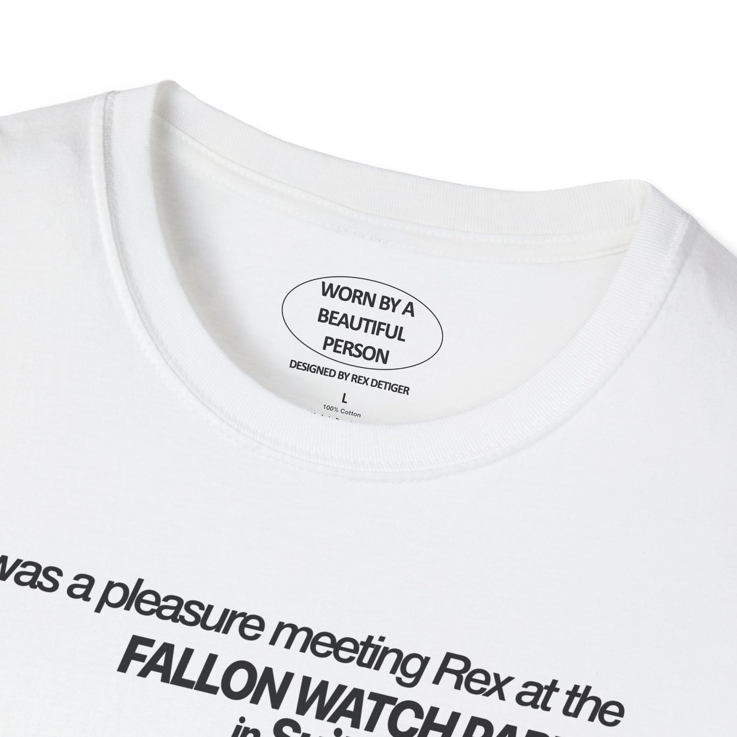 It was a pleasure meeting Rex at Fallon Watch Party 09.08.2025 NYC