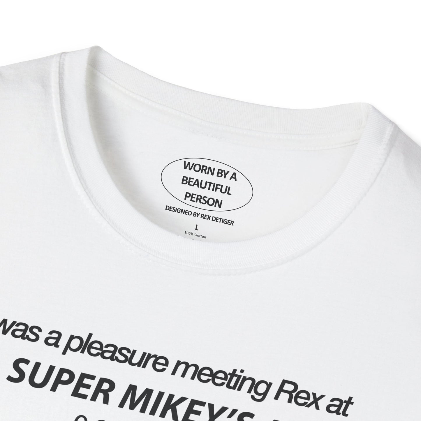 It was a pleasure meeting Rex at the Super Mikey's 40th 02/12/2026