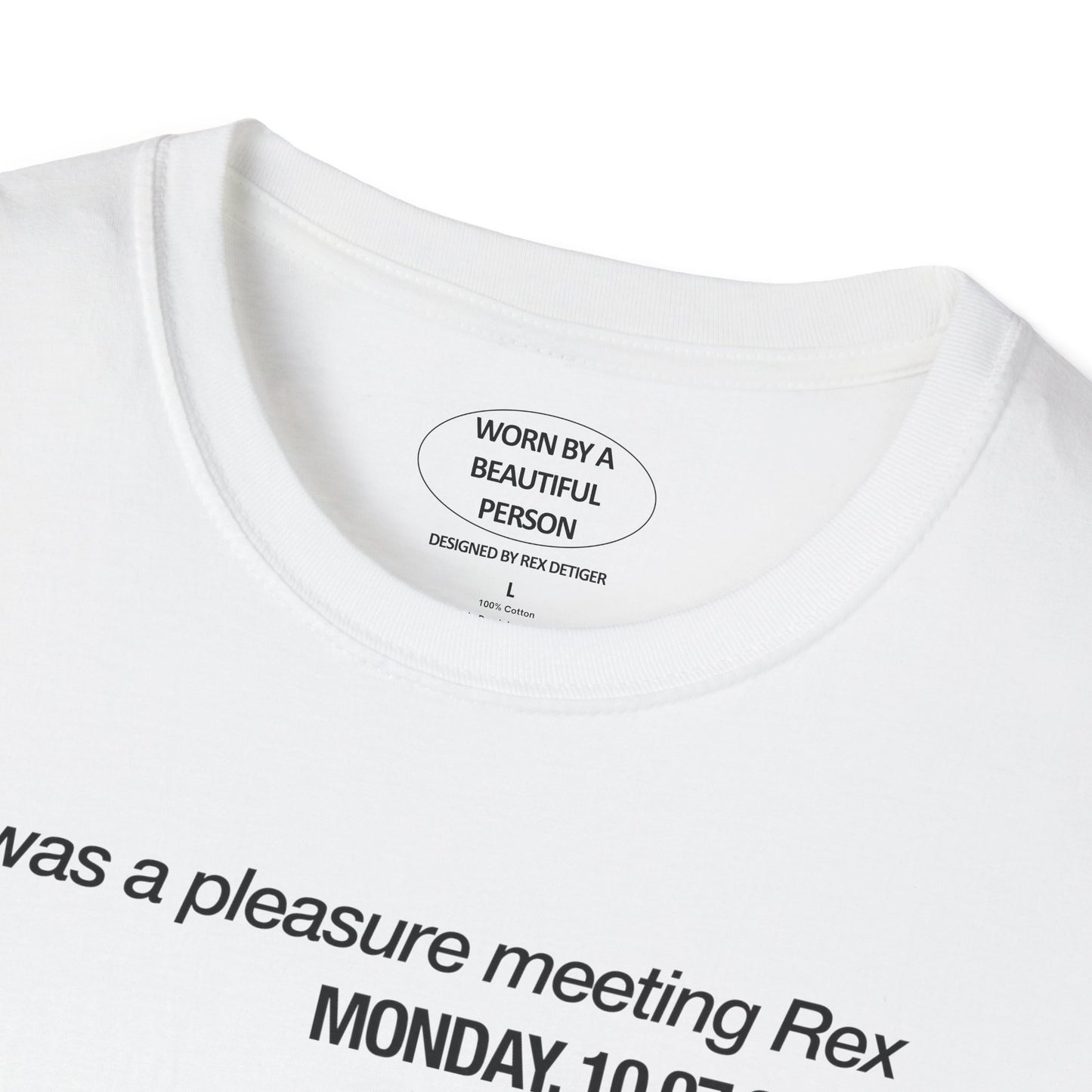 It was a pleasure meeting Rex Monday Oct 7 2024