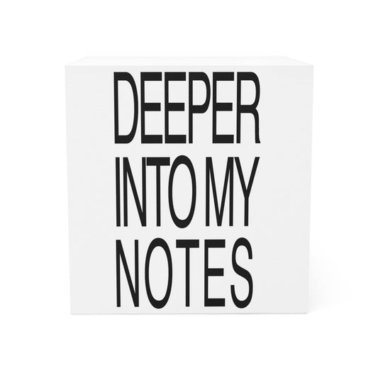 Deeper into my notes