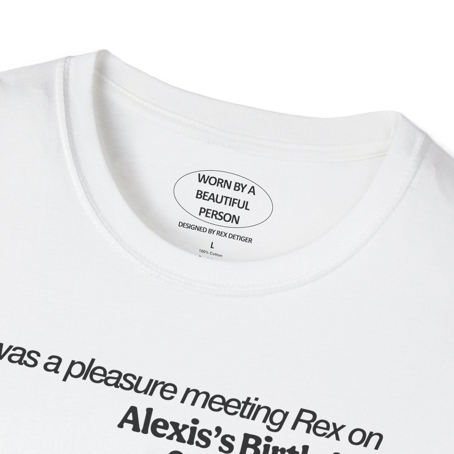 It was a pleasure meeting Rex on Alexis's birthday