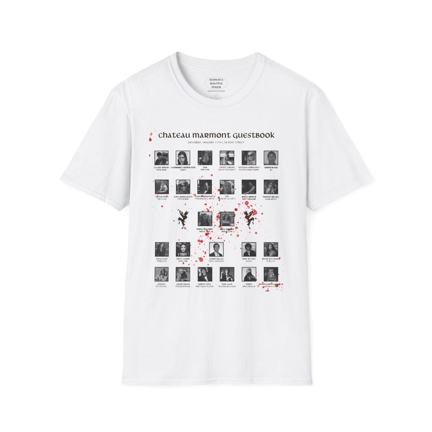 face chart shirt