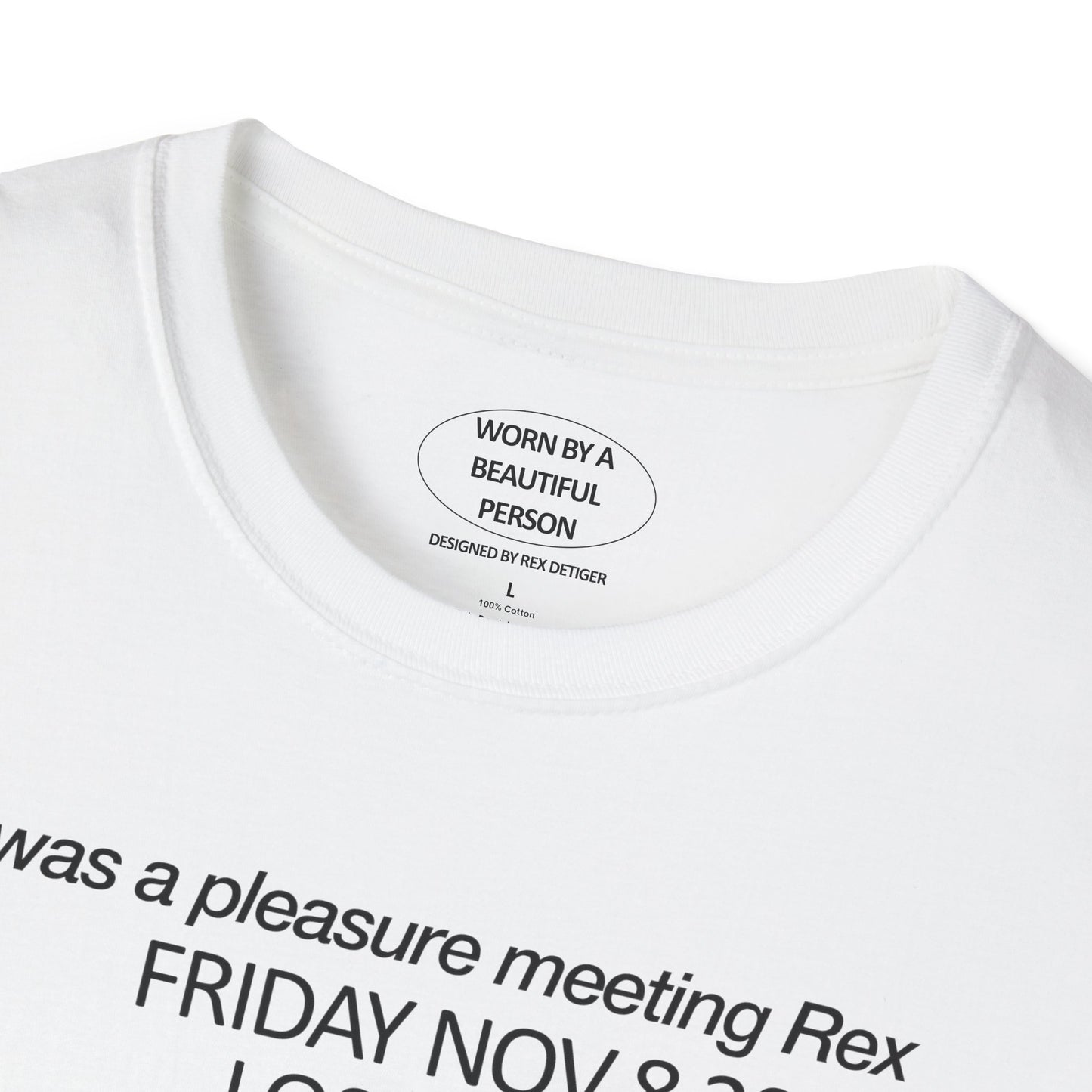 It was a pleasure meeting Rex Friday Nov 8 2024