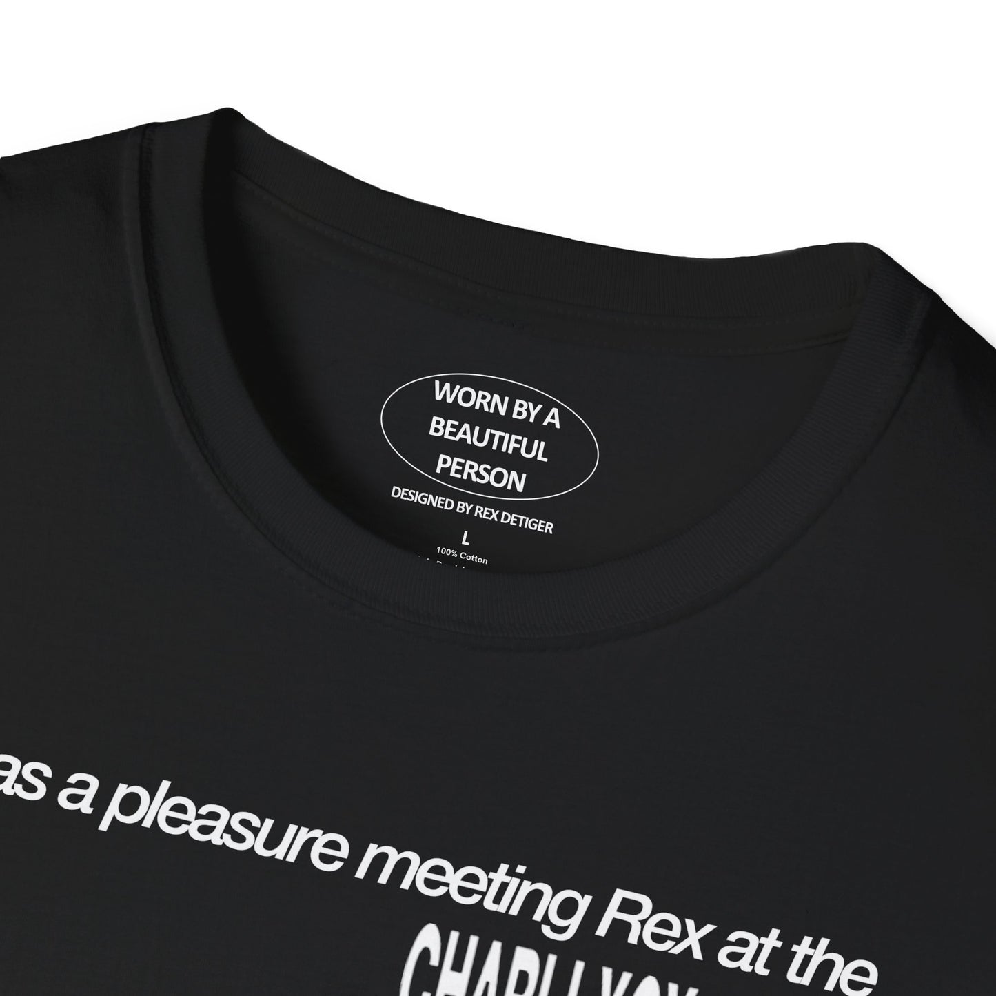 It was a pleasure meeting Rex at the charli xcx show june 11 new york brat 2024 after party - Unisex Softstyle T-Shirt