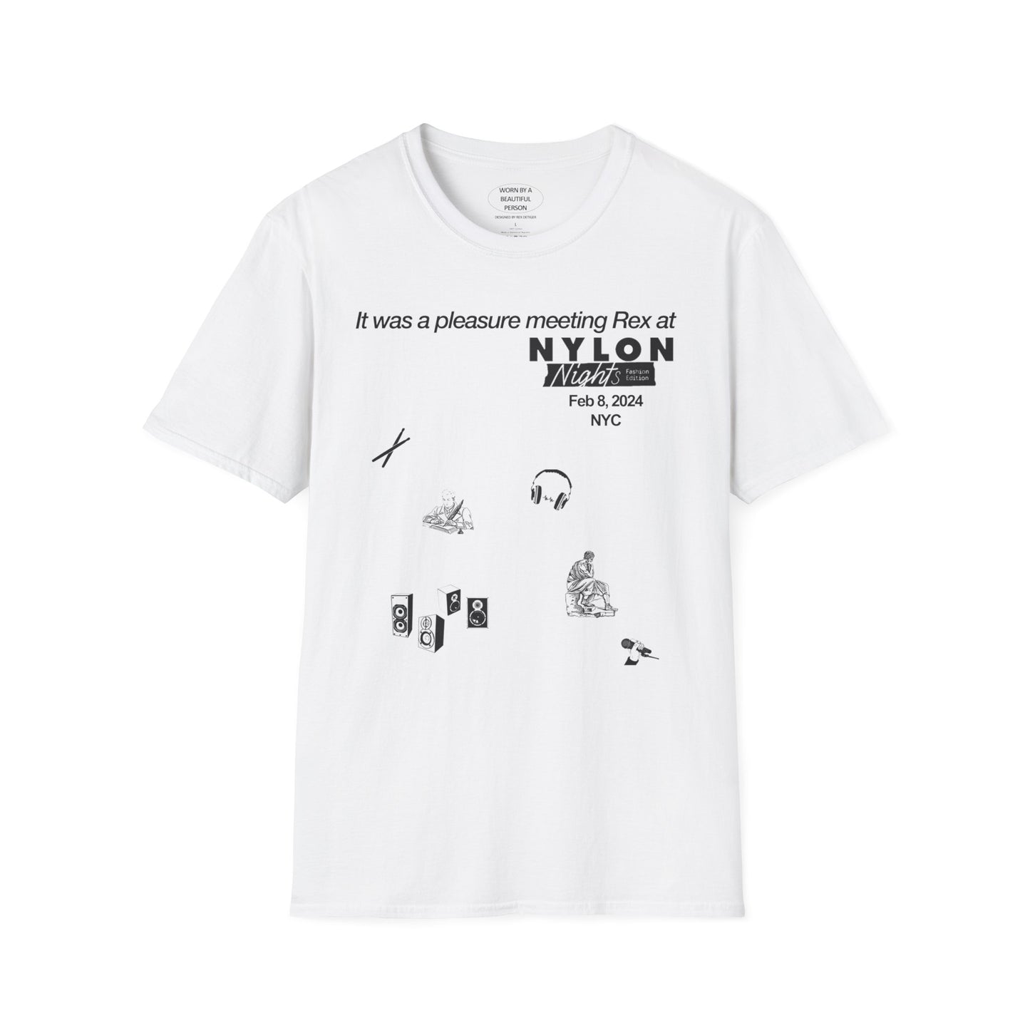 It was a pleasure meeting Rex at NYLON NIGHTS Fashion Edition - Unisex Softstyle T-Shirt