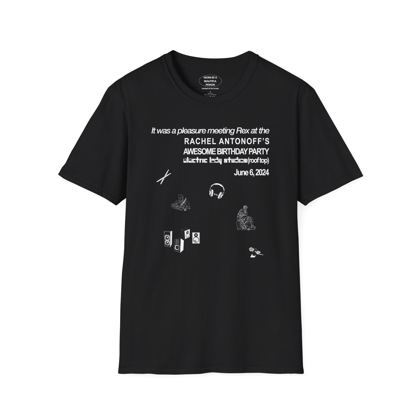 It was a pleasure meeting Rex at Rachel's Awesome Birthday Party - Unisex Softstyle T-Shirt