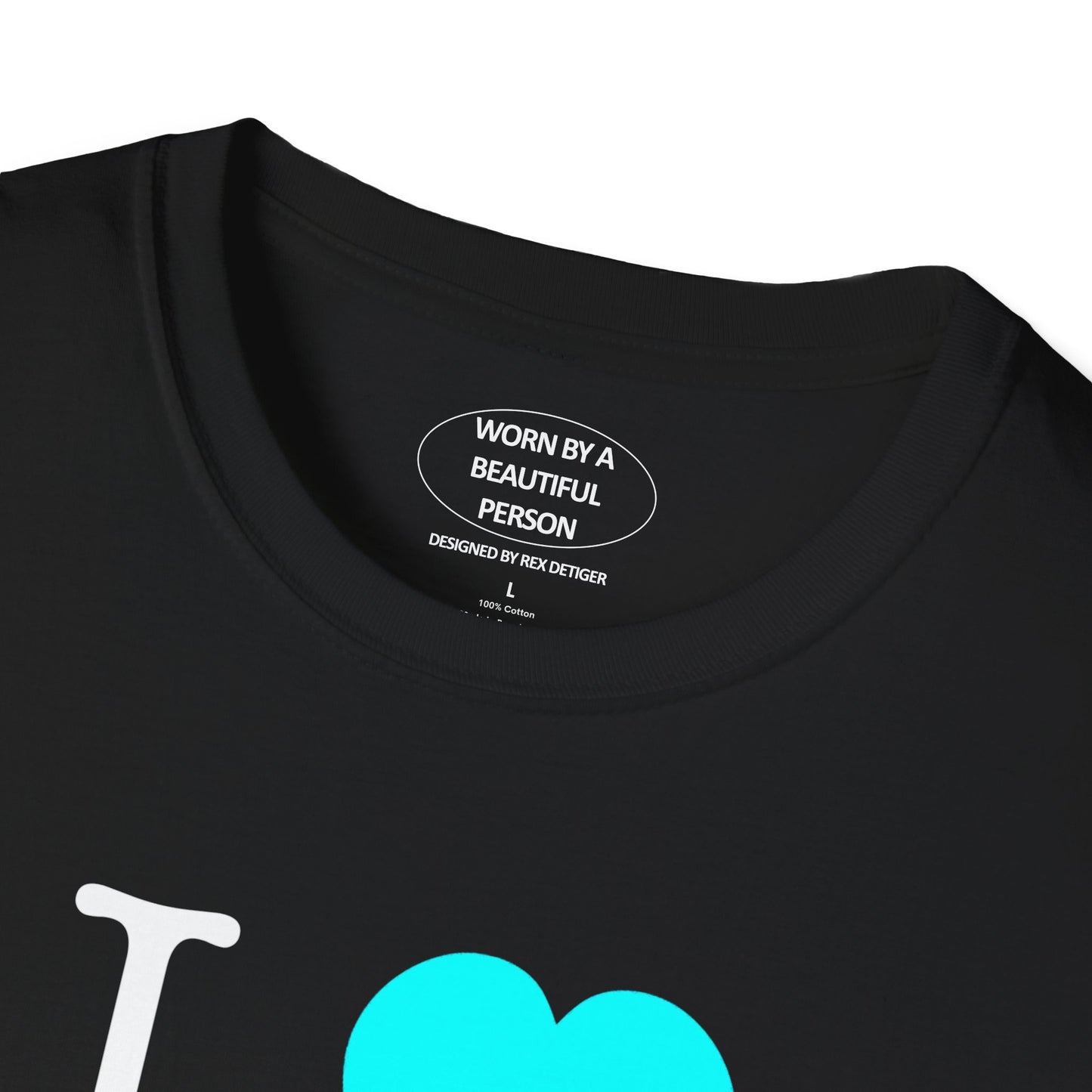 I <3 NY & REX T SHIRT (light blue heart)