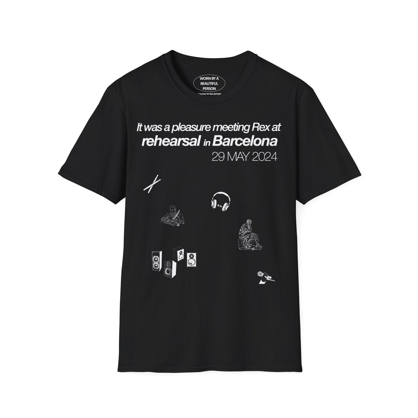 rehearsal in barcelona - Unisex Softstyle T-Shirt
