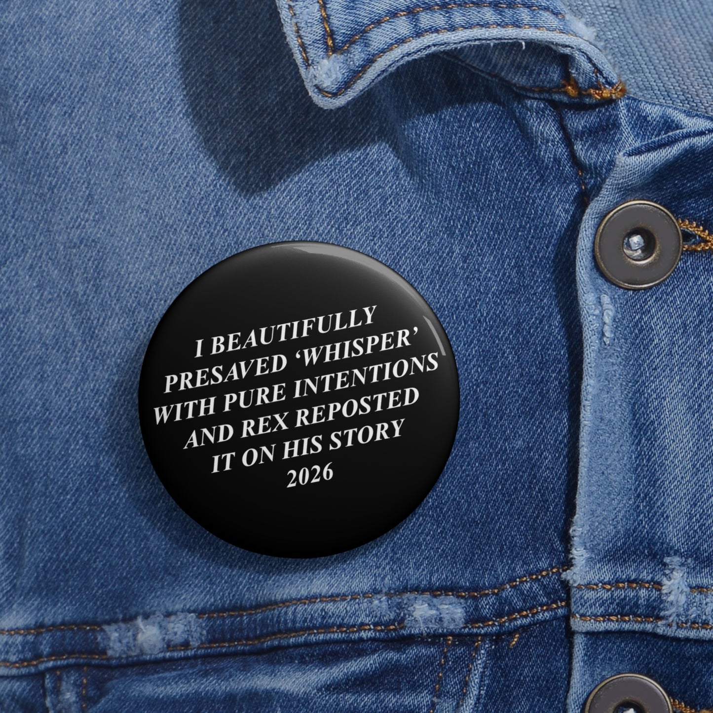 PRESAVE WHISPER - Pin Button