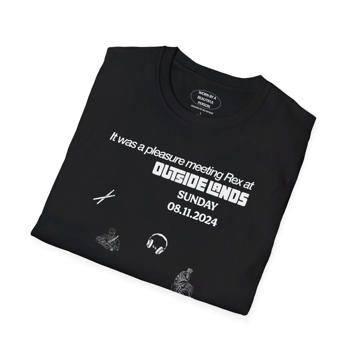 It was a pleasure meeting Rex at outside lands - Unisex Softstyle T-Shirt