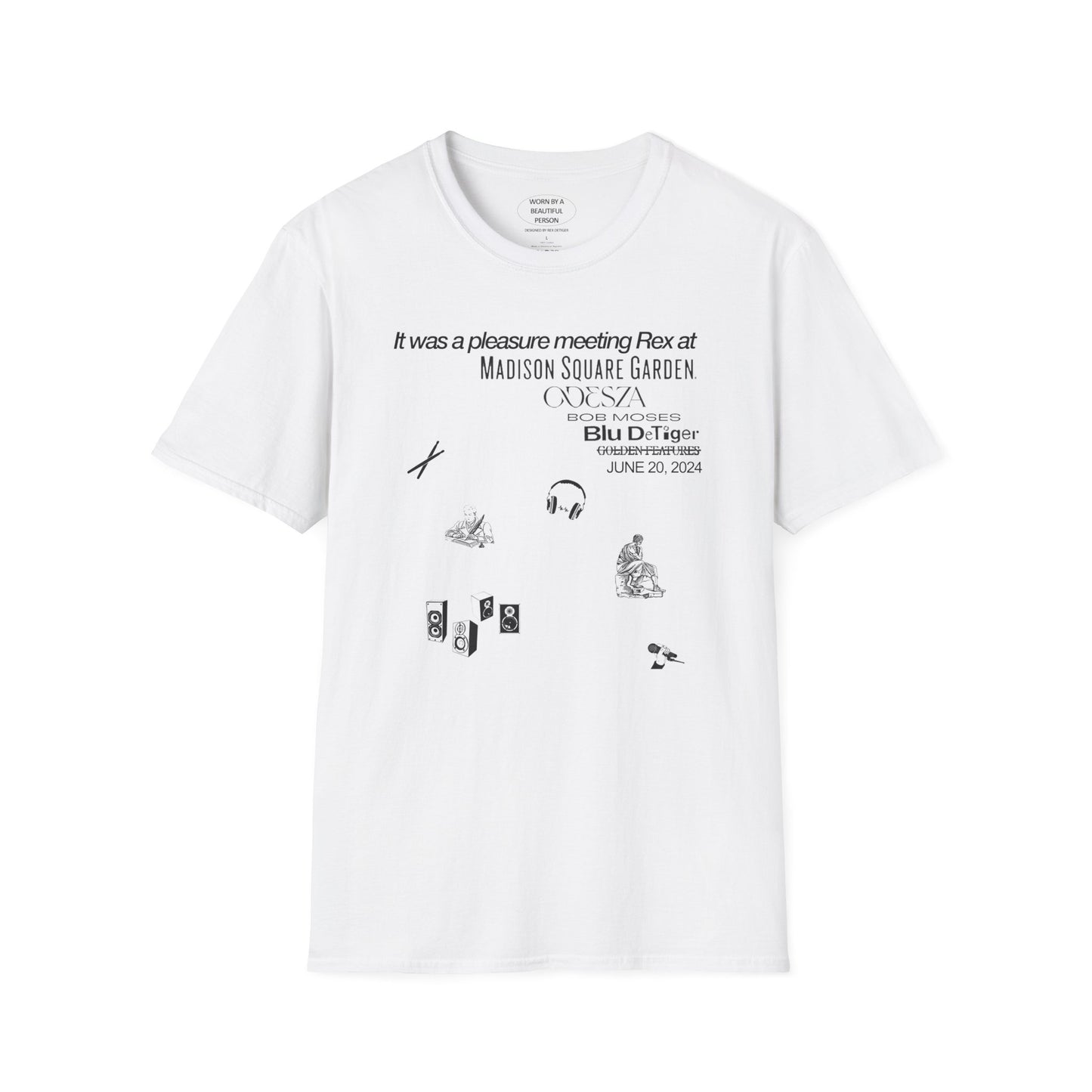 It was a pleasure meeting Rex at MSG June 20 2024 - Unisex Softstyle T-Shirt