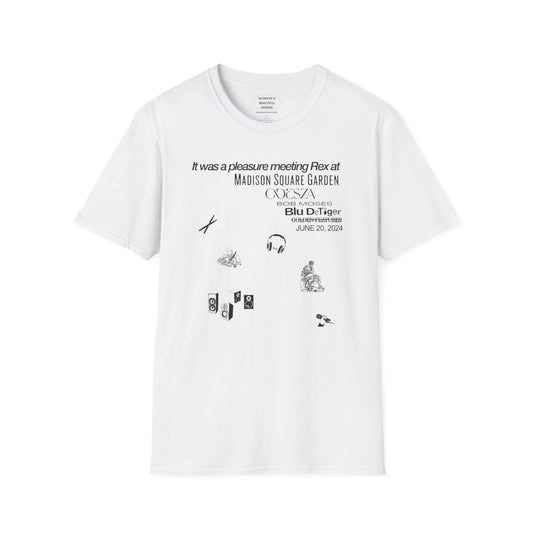It was a pleasure meeting Rex at MSG June 20 2024 - Unisex Softstyle T-Shirt